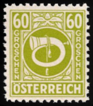 ANK 0697-0713 Posthorn 1945 complete set